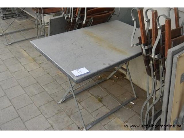 5x vouwtafel - afbeelding 1 van  2
