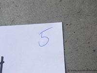 5x vouwtafel - afbeelding 2 van  2