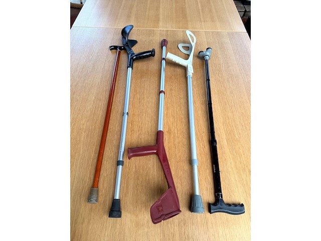 5x wandelstok - afbeelding 1 van  1