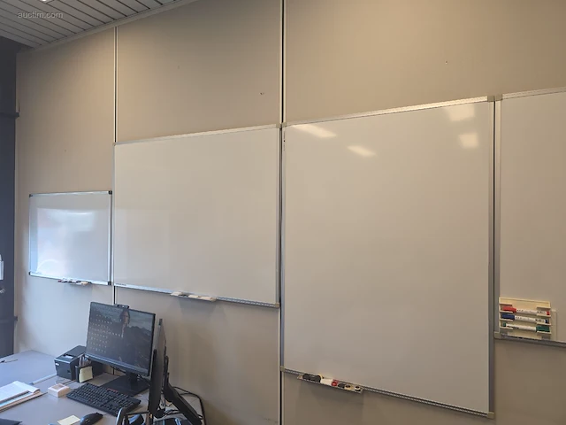 (5x) whiteboards bi-office, legamaster - afbeelding 1 van  3