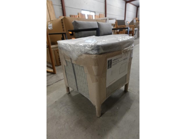 5x wicker poef diphano - afbeelding 3 van  5