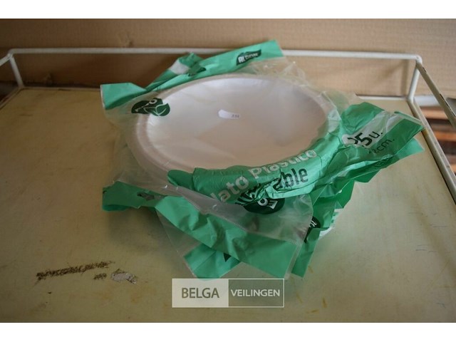 5x25 plastieken borden - afbeelding 1 van  1