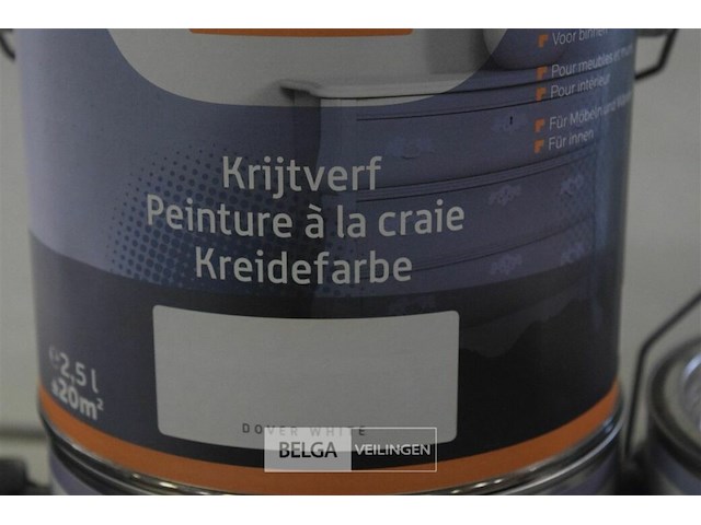 5x2,5l finess krijtverf dover white - afbeelding 3 van  3