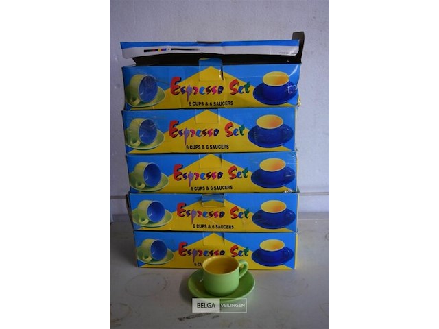 5x6st expressotassen - afbeelding 1 van  4