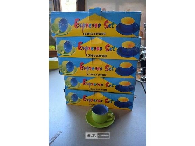 5x6st expressotassen - afbeelding 1 van  2