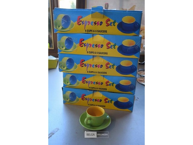 5x6st expressotassen - afbeelding 1 van  3