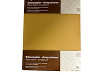 5xschuurpapier korrel 100 - afbeelding 1 van  1