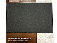5xschuurpapier korrel 180 waterproof - afbeelding 1 van  1