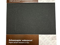 5xschuurpapier korrel 180 waterproof - afbeelding 1 van  1