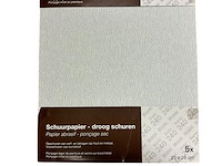5xschuurpapier korrel 240 - afbeelding 1 van  1