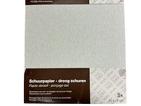 5xschuurpapier korrel 240 - afbeelding 1 van  1