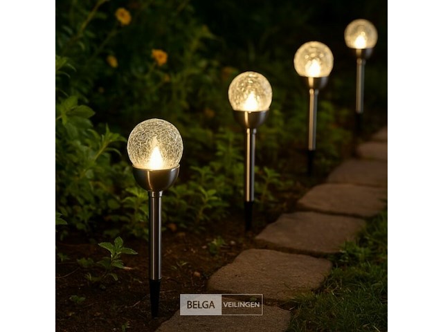 5xtuinlamp zonenergie - afbeelding 1 van  3