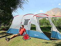 6-8 personen tunneltent, kampeertent met kamer