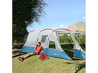 6-8 personen tunneltent, kampeertent met kamer - afbeelding 2 van  7