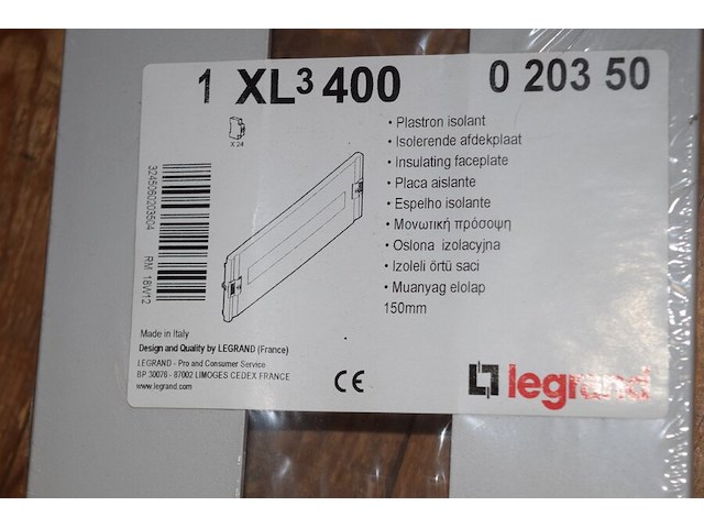 6 afdekplaten xl3400 legrand - afbeelding 2 van  3