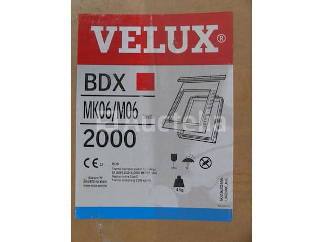 6 afwerkingsaccessoires voor velux bdx mk06/m06 dakraam - afbeelding 5 van  5