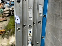 6 aluminium ladderelementen - afbeelding 2 van  2
