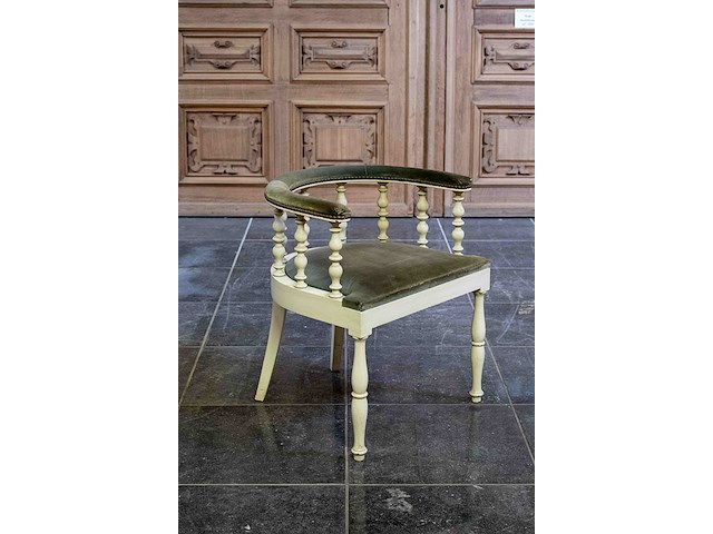 6 antieke engelse kapiteinstoelen - afbeelding 2 van  4