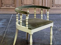 6 antieke engelse kapiteinstoelen - afbeelding 2 van  4