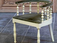 6 antieke engelse kapiteinstoelen - afbeelding 3 van  4