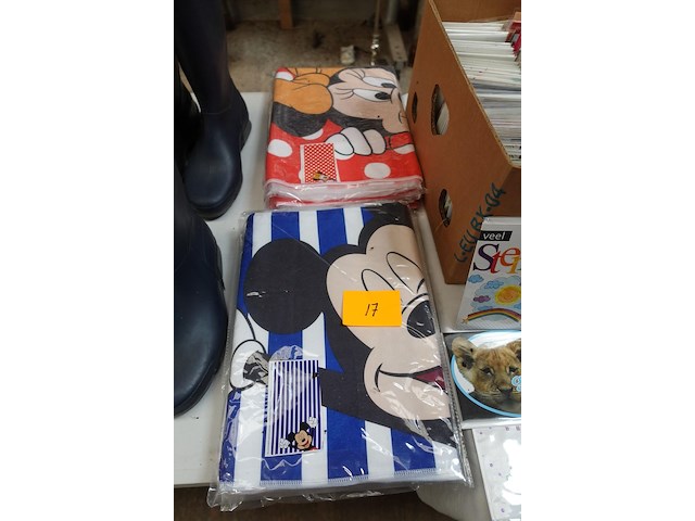 6 badhanddoeken (mickey mousse) - afbeelding 1 van  3
