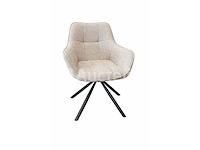 6 beige draaistoelen - afbeelding 1 van  1