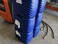 6 bidons motorolie 20w-60 - 20 l
