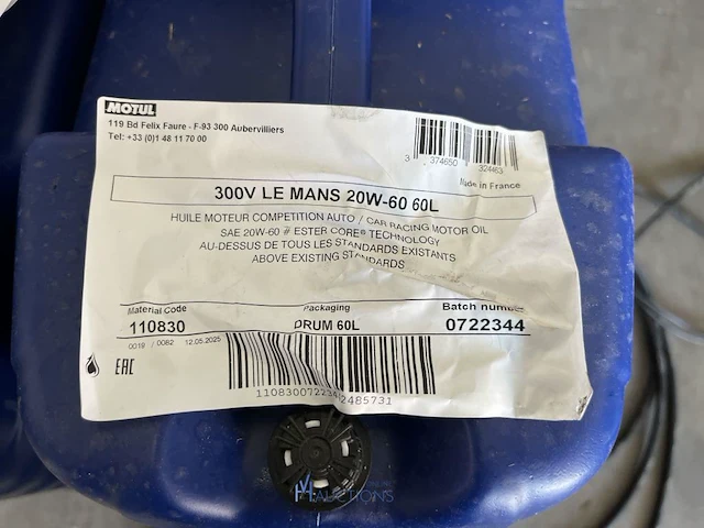 6 bidons motorolie 20w-60 - 20 l - afbeelding 3 van  3