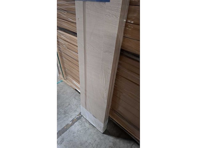 6 binnendeuren – melamine afwerking eik beige – volledige deursets - afbeelding 9 van  10