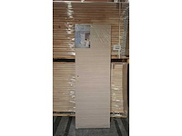 6 binnendeuren – melamine afwerking eik beige – volledige deursets - afbeelding 4 van  9