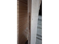 6 binnendeuren – melamine afwerking eik beige – volledige deursets - afbeelding 6 van  10