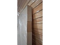 6 binnendeuren – melamine afwerking eik beige – volledige deursets - afbeelding 6 van  8