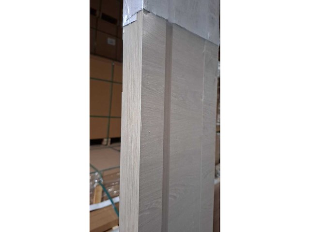 6 binnendeuren – melamine afwerking eik beige – volledige deursets - afbeelding 8 van  8