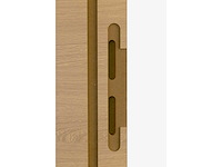6 binnendeuren – melamine afwerking eik beige – volledige deursets - afbeelding 1 van  8