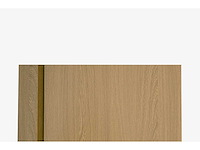 6 binnendeuren – melamine afwerking eik beige – volledige deursets - afbeelding 1 van  6