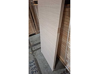 6 binnendeuren – melamine afwerking eik beige – volledige deursets - afbeelding 5 van  6