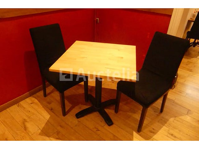 6 bistrotafels + stoelen - afbeelding 1 van  8