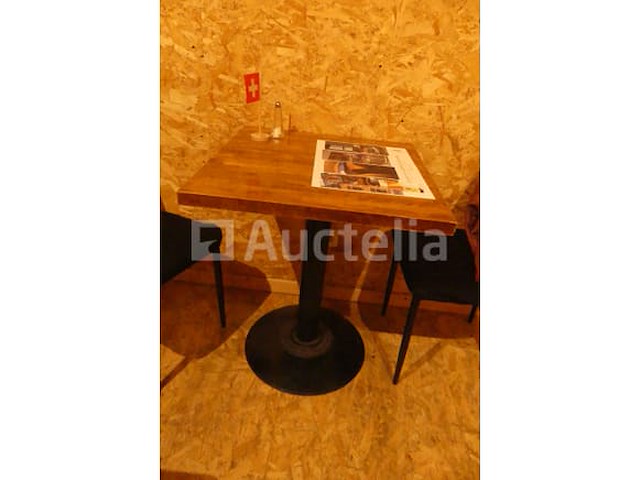 6 bistrotafels + stoelen - afbeelding 1 van  11