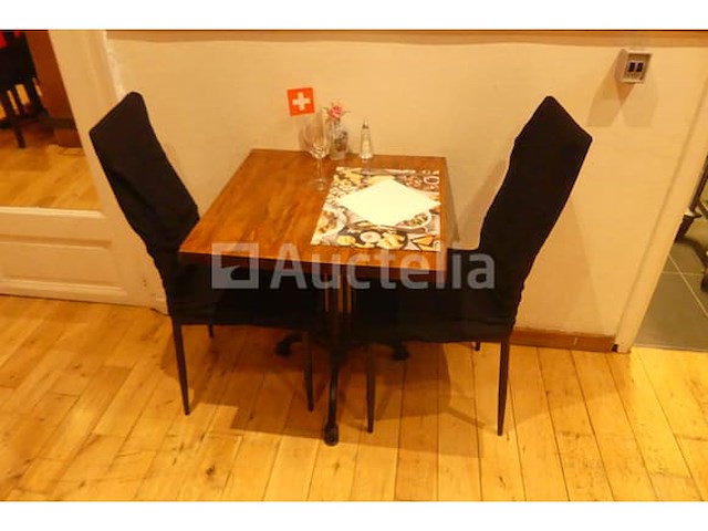 6 bistrotafels + stoelen - afbeelding 6 van  11