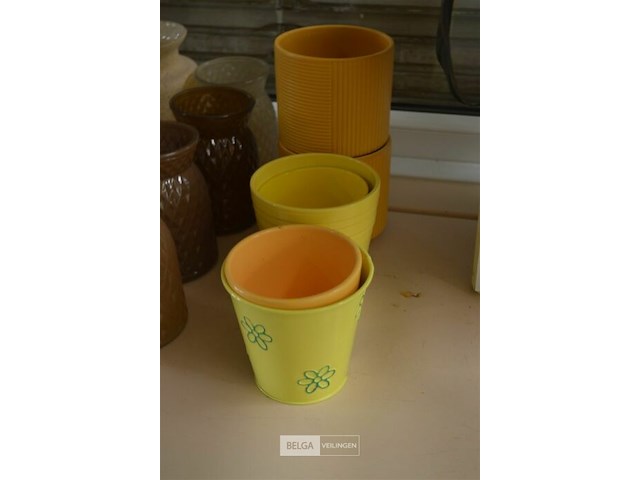6 bloempotten - afbeelding 1 van  3