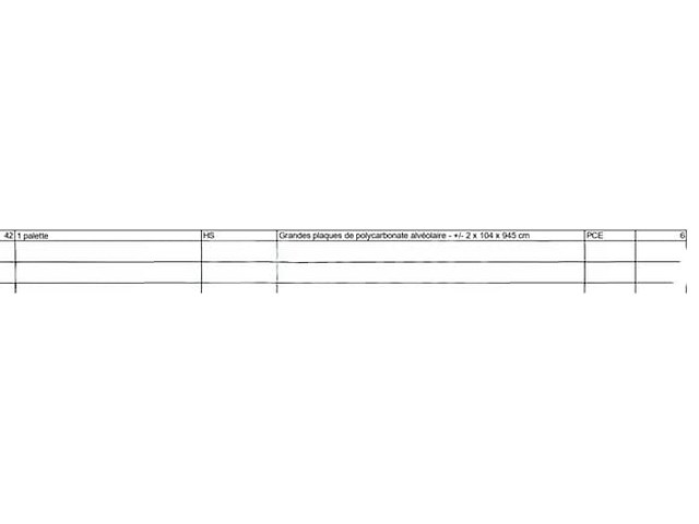 6 cellulaire polycarbonaatpanelen - afbeelding 4 van  7