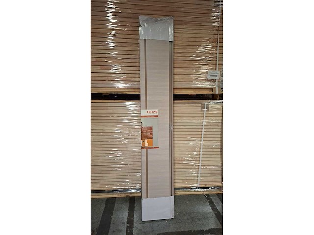 6 deuren - volledige set - afgewerkte folie eik wit - onzichtbare scharnieren - afbeelding 9 van  14