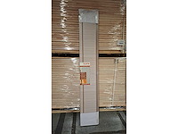 6 deuren - volledige set - afgewerkte folie eik wit - onzichtbare scharnieren - afbeelding 9 van  14