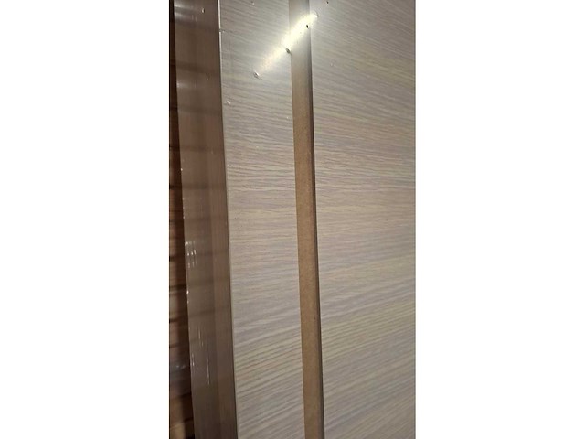 6 deuren - volledige set - afgewerkte folie eik wit - onzichtbare scharnieren - afbeelding 10 van  14