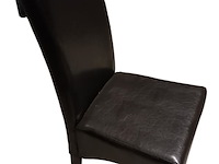 6 dinnerstoelen kunstleder lange rok - afbeelding 1 van  1