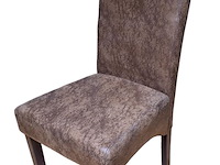 6 dinnerstoelen microfibre lange rok - afbeelding 1 van  1