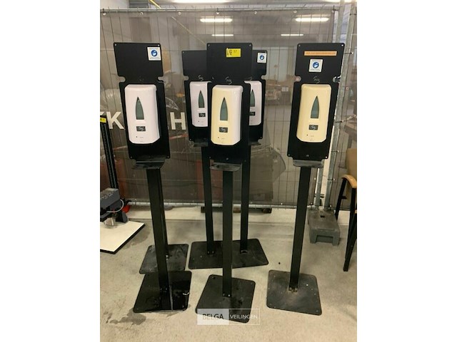 6 dispensers op hoge voet - afbeelding 1 van  2