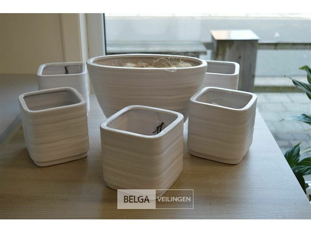 6 div bloempotten h=12 eb 17 cm - afbeelding 1 van  4