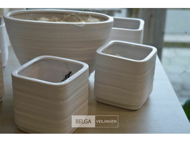 6 div bloempotten h=12 eb 17 cm - afbeelding 3 van  4