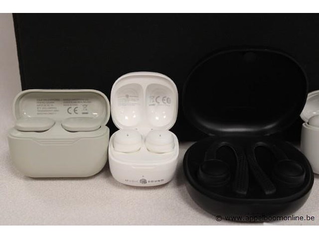 6 div wireless earphones, zonder kabels, werking niet gekend - afbeelding 2 van  3